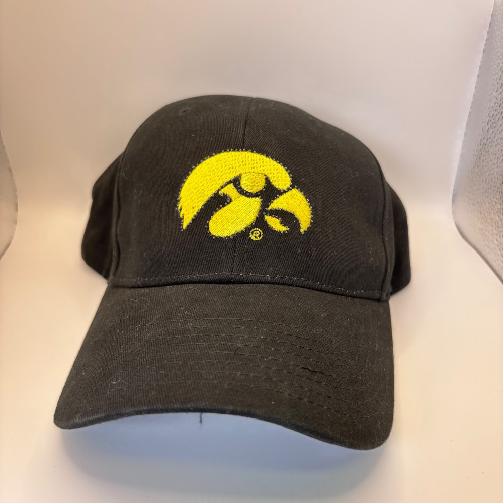 Lightwear Iowa Hawkeyes Hat Unisex OSFA Black Fiber Optic Light Up NCAA Baseball